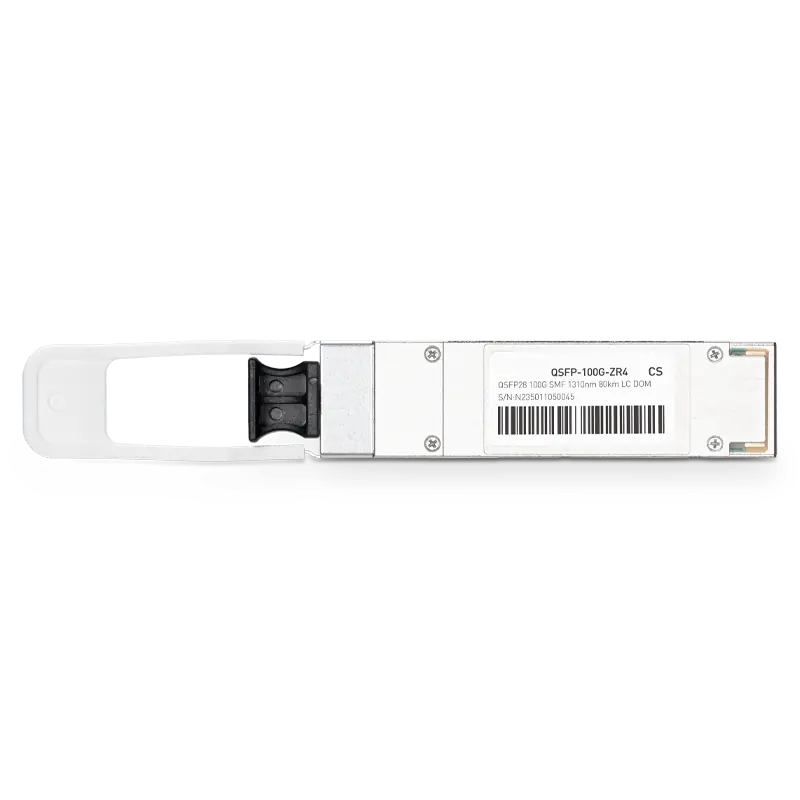 Generic Compatible 100GBASE-ZR4 QSFP28 1310nm 80kmï¼ˆFECï¼‰ DOM Duplex LC Transceiver Module for SMF SFPS