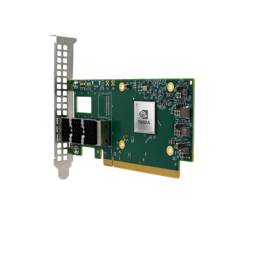 NVIDIA/Mellanox MCX623105AC-VDAT ConnectXÂ®-6 Dx EN Adapter Card, 200GbE, Single-port QSFP56, PCIe 4.0 x16, Crypto and Secure Boot, Tall Bracket SFPS