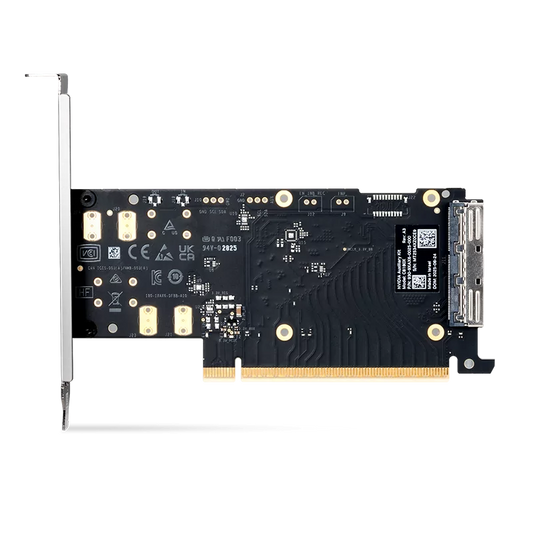 NVIDIA/Mellanox C8180X (930-9XAX6-0025-000) Socket Direct/MultiHost Auxiliary Kit for Additional PCIe Gen6x16 Connection, 250mm MCIO Harness SFPS