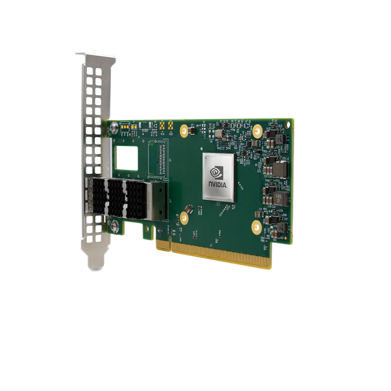 NVIDIA/Mellanox MCX623105AC-VDAT ConnectXÂ®-6 Dx EN Adapter Card, 200GbE, Single-port QSFP56, PCIe 4.0 x16, Crypto and Secure Boot, Tall Bracket SFPS