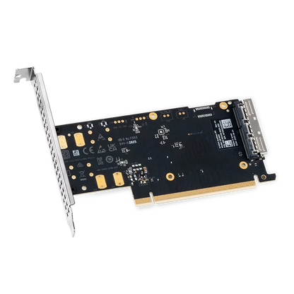 NVIDIA/Mellanox C8180X (930-9XAX6-0025-000) Socket Direct/MultiHost Auxiliary Kit for Additional PCIe Gen6x16 Connection, 250mm MCIO Harness SFPS