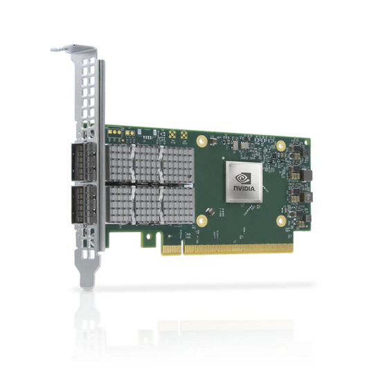 NVIDIA/Mellanox MCX623106AN-CDAT ConnectXÂ®-6 Dx EN Adapter Card, 100GbE, Dual-Port QSFP56 PCIe 4.0 x16, No Crypto Tall Bracket SFPS