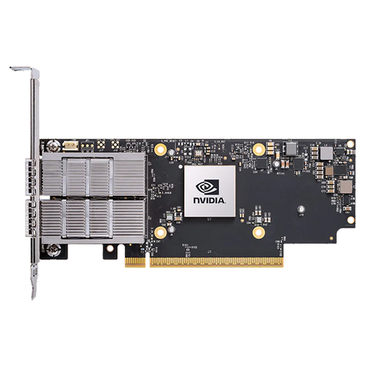NVIDIA/Mellanox MCX755106AS-HEAT ConnectX-7 InfiniBand & Ethernet Adapter Card 200GbE/NDR200, Dual-Port QSFP112,PCIe 4.0/5.0 x 16,Tall Bracket SFPS
