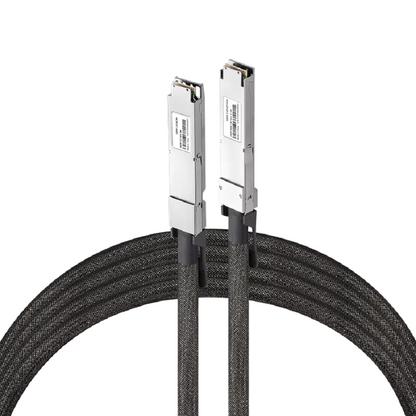 NVIDIA/Mellanox Compatible ACC 4m (13ft) Twin-port 2x400Gb/s OSFP Finned Top to 2x400Gb/s OSFP Flat Top InfiniBand NDR Active Copper Cable SFPS