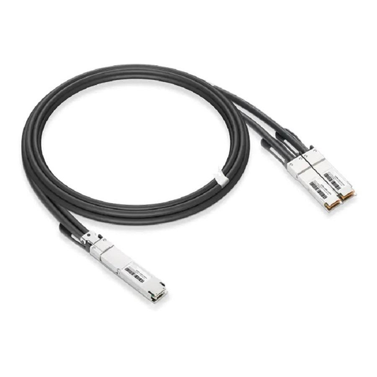NVIDIA/Mellanox Compatible 1m (3ft) 400Gb/s OSFP Flat Top to 2x200Gb/s QSFP56 InfiniBand HDR Passive Copper Splitter Cable SFPS