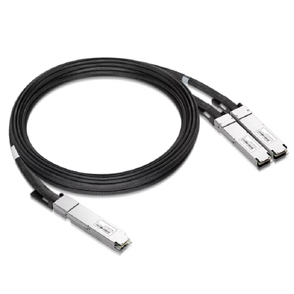 NVIDIA/Mellanox MCP7Y10-N002 (980-9I929-00N002) Compatible DAC 2m (7ft) Twin-port 2x400Gb/s OSFP Finned Top to 2x400Gb/s QSFP112 Flat Top InfiniBand NDR Passive Copper Splitter Cable SFPS