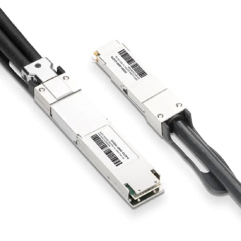 NVIDIA/Mellanox Compatible 2m (7ft) 400Gb/s OSFP Flat Top to 2x200Gb/s QSFP56 InfiniBand HDR Passive Copper Splitter Cable SFPS