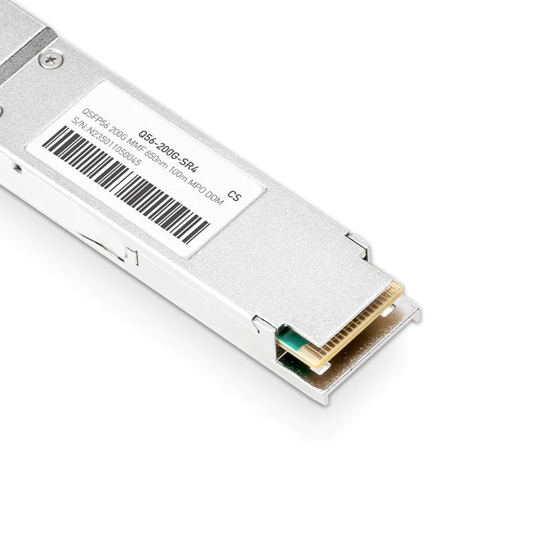 NVIDIA/Mellanox MMA1T00-VS Compatible 200GbE SR4 QSFP56 PAM4 850nm 100m MPO/MTP-12 UPC Optical Transceiver Module for MMF SFPS