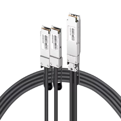 NVIDIA/Mellanox MCP7Y10-N001 (980-9I928-00N001) Compatible DAC 1m (3ft) Twin-port 2x400Gb/s OSFP Finned Top to 2x400Gb/s QSFP112 Flat Top InfiniBand NDR Passive Copper Splitter Cable SFPS