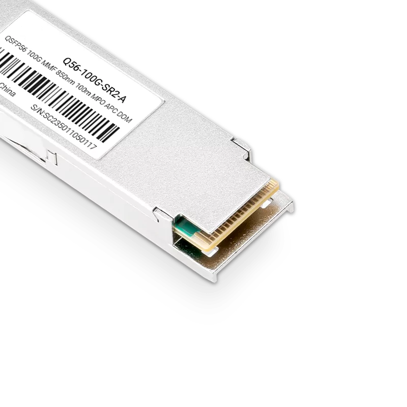 NVIDIA/Mellanox Compatible 100GbE SR2 QSFP56 PAM4 850nm 100m MPO/MTP-12 APC Optical Transceiver Module for MMF SFPS
