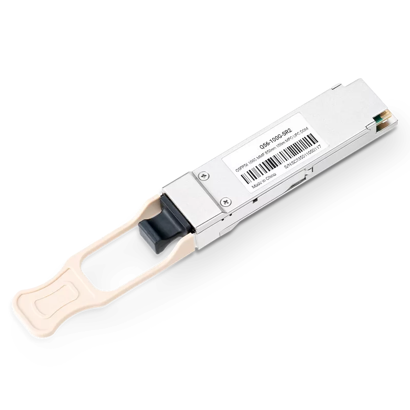 Cisco Compatible 100GbE SR2 QSFP56 PAM4 850nm 100m MPO/MTP-12 UPC Optical Transceiver Module for MMF SFPS