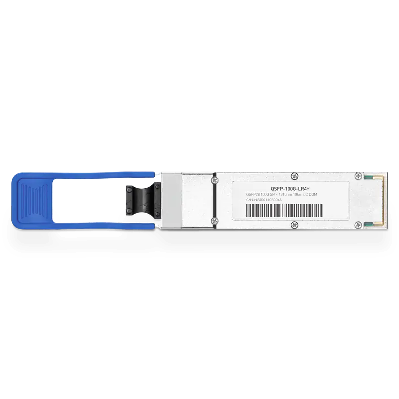 NVIDIA/Mellanox MMA1L10-CR Compatible 100Gb/s QSFP28 LR4 1310nm 10km DOM Duplex LC InfiniBand EDR Optical Transceiver Module for SMF, MCX556A-ECAT, MCX653106A-HDAT SFPS