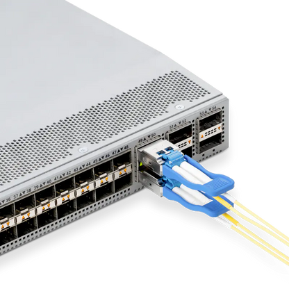 NVIDIA/Mellanox MMA1L10-CR Compatible 100Gb/s QSFP28 LR4 1310nm 10km DOM Duplex LC InfiniBand EDR Optical Transceiver Module for SMF, MCX556A-ECAT, MCX653106A-HDAT SFPS