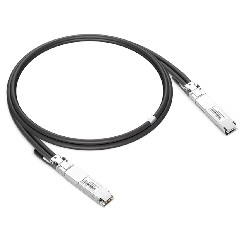 NVIDIA/Mellanox Compatible DAC 2m (7ft) Twin-port 2x400Gb/s OSFP Finned Top to 2x400Gb/s OSFP Flat Top InfiniBand NDR Passive Copper Cable SFPS