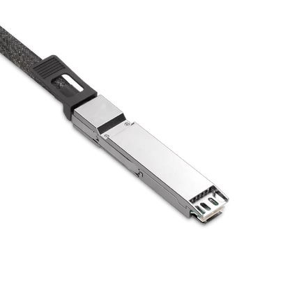 NVIDIA/Mellanox Compatible ACC 2m (7ft) Twin-port 2x400Gb/s OSFP Finned Top to 4x200Gb/s OSFP Flat Top InfiniBand NDR Active Copper Splitter Cable SFPS