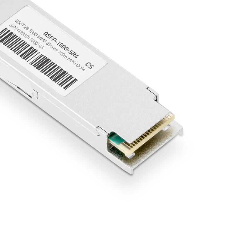 Chelsio SM100G-SR Compatible 100GBASE-SR4 QSFP28 850nm 70m (OM3) /100m (OM4) MPO/MTP-12 Transceiver Module for MMF SFPS