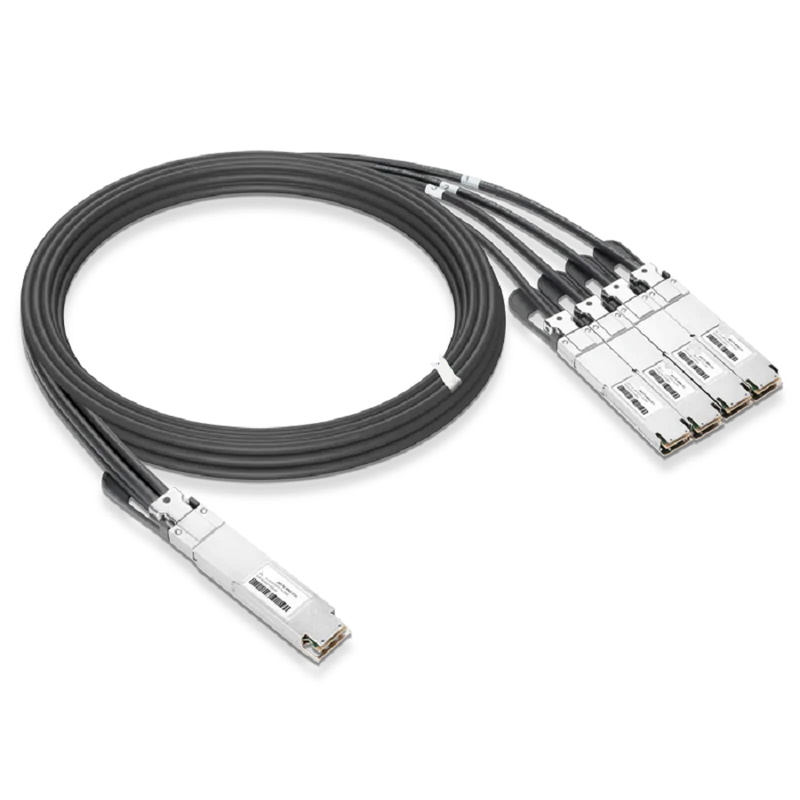 NVIDIA/Mellanox MCP7Y40-N003 Compatible DAC 3m (10ft) Twin-port 2x400Gb/s OSFP Finned Top to 4x200Gb/s QSFP112 Flat Top InfiniBand NDR Passive Copper Splitter Cable SFPS