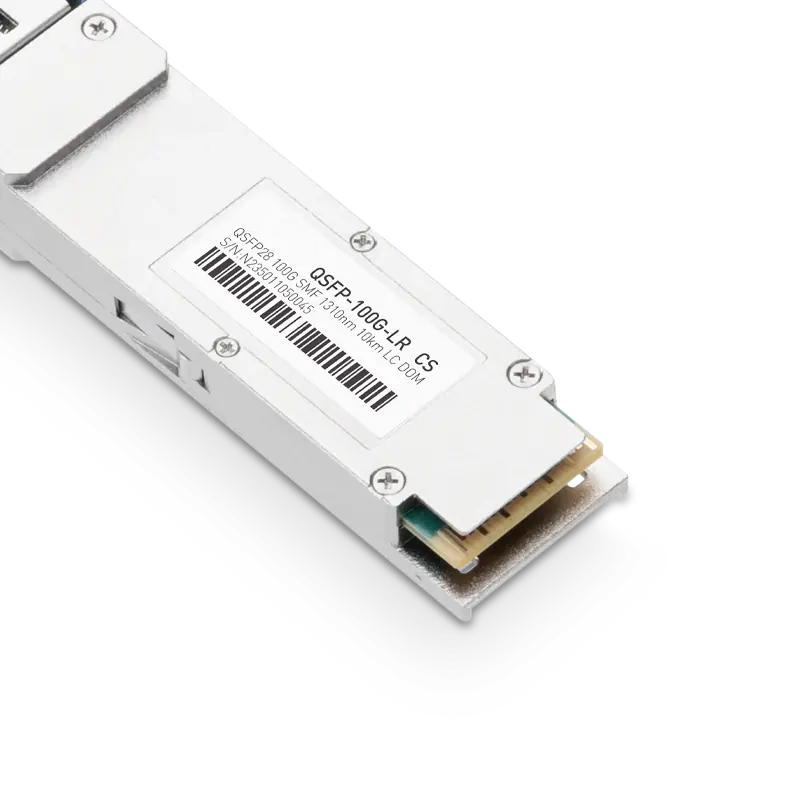 Cisco QSFP-100G-LR-S Compatible 100GBASE-LR QSFP28 PAM4 1310nm 10km DOM Duplex LC Transceiver Module for SMF SFPS