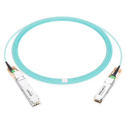 NVIDIA/Mellanox Compatible AOC 3m (10ft) 200Gb/s OSFP to 200Gb/s QSFP56 InfiniBand HDR Active Optical Cable (Flat top, 850nm, MMF, LSZH) SFPS