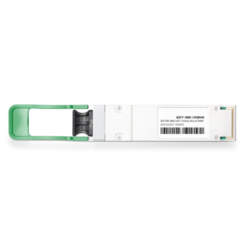 NVIDIA/Mellanox MMA1L30-CM Compatible 100GBASE-CWDM4H QSFP28 1310nm 2km DOM Duplex LC InfiniBand EDR Transceiver Module for SMF, MCX556A-ECAT, MCX653106A-HDAT SFPS