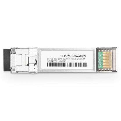 Generic Compatible 25GBASE-CW40 SFP28 1310nm 40km Duplex LC Transceiver Module for SMF SFPS