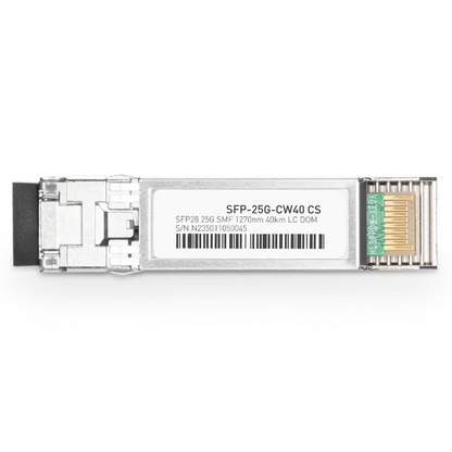 Generic Compatible 25GBASE-CW40 SFP28 1330nm 40km Duplex LC Transceiver Module for SMF SFPS