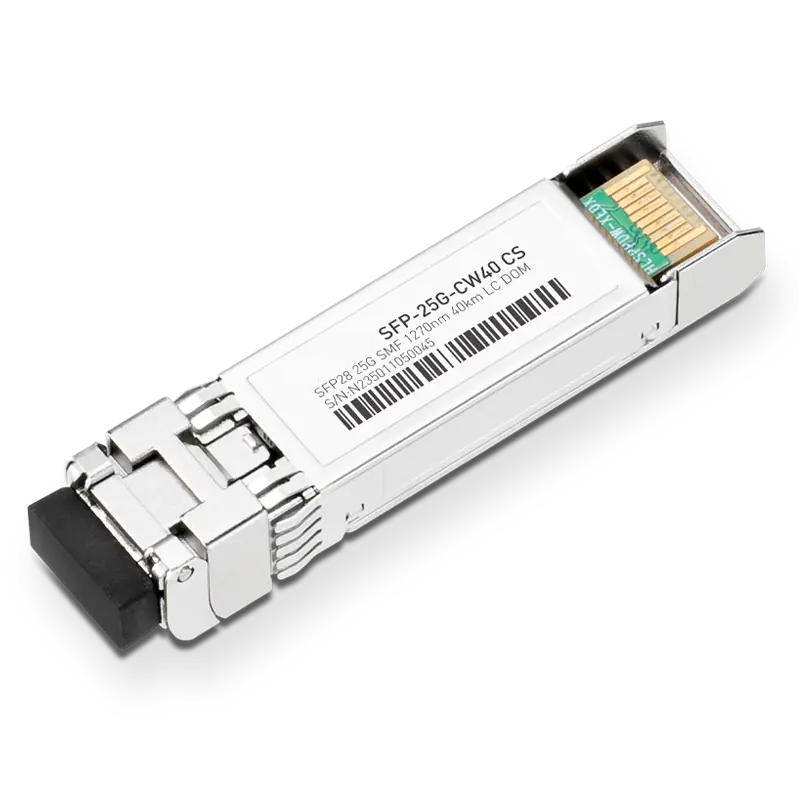 Generic Compatible 25GBASE-CW40 SFP28 1290nm 40km Duplex LC Transceiver Module for SMF SFPS