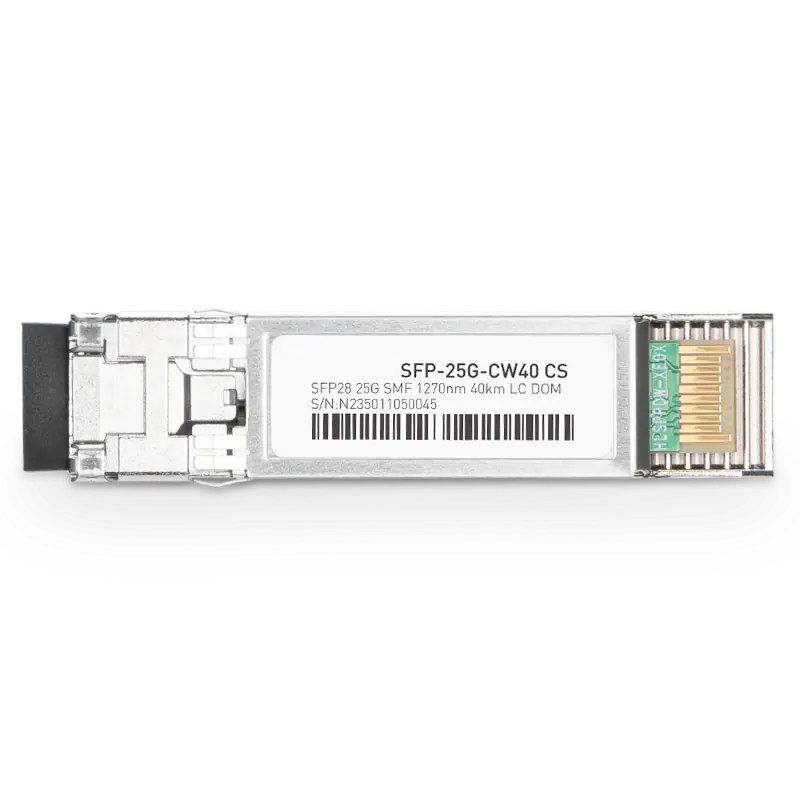 Generic Compatible 25GBASE-CW40 SFP28 1370nm 40km Duplex LC Transceiver Module for SMF SFPS