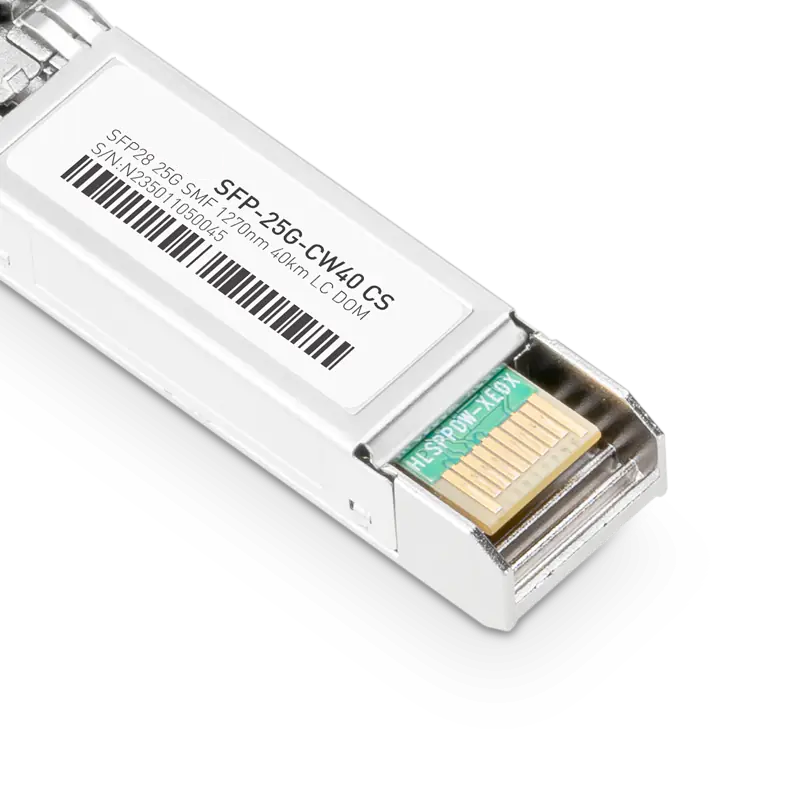 Generic Compatible 25GBASE-CW40 SFP28 1370nm 40km Duplex LC Transceiver Module for SMF SFPS