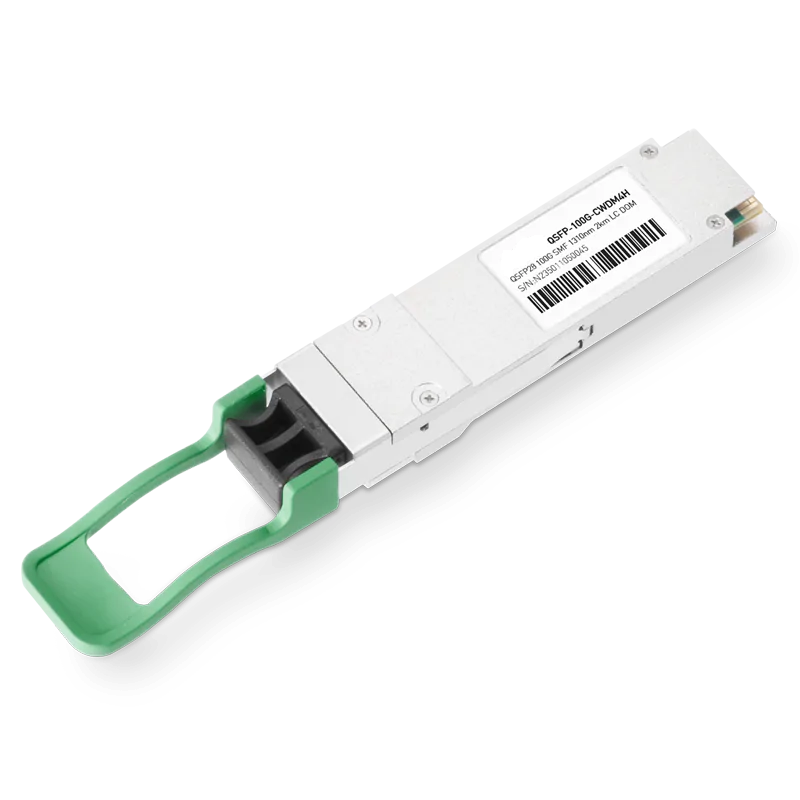NVIDIA/Mellanox MMA1L30-CM Compatible 100GBASE-CWDM4H QSFP28 1310nm 2km DOM Duplex LC InfiniBand EDR Transceiver Module for SMF, MCX556A-ECAT, MCX653106A-HDAT SFPS