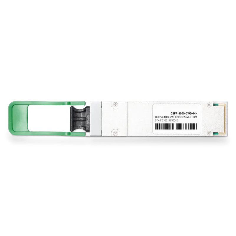 NVIDIA/Mellanox MMA1L30-CM Compatible 100GBASE-CWDM4H QSFP28 1310nm 2km DOM Duplex LC InfiniBand EDR Transceiver Module for SMF, MCX556A-ECAT, MCX653106A-HDAT SFPS