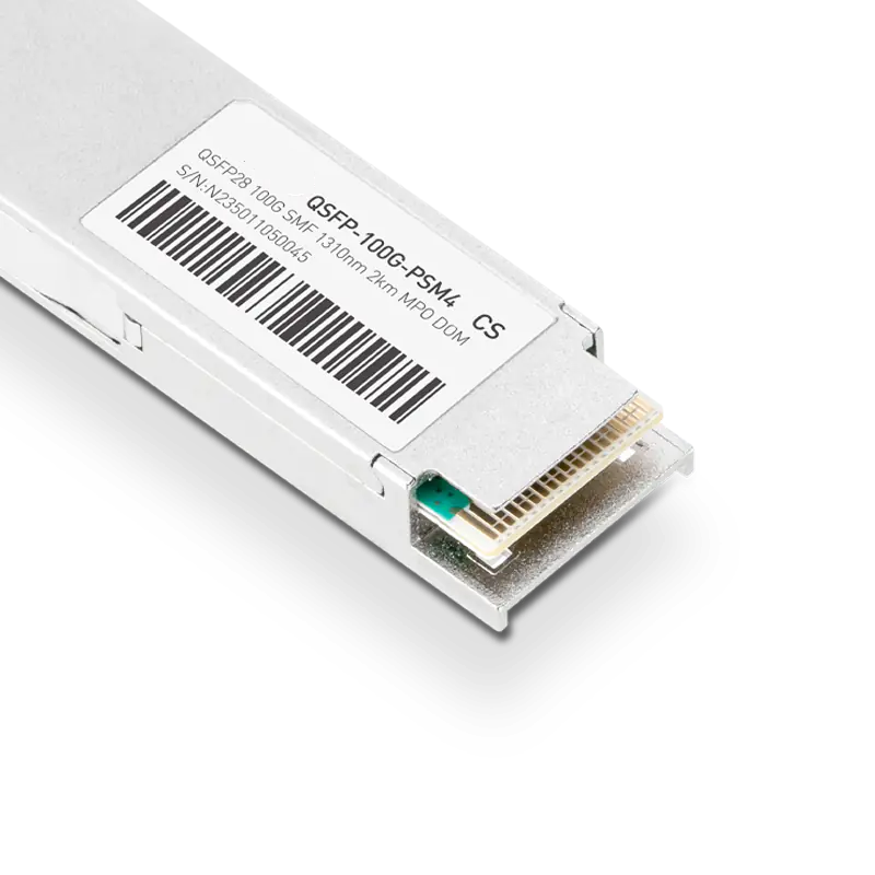Cisco Compatible 100GBASE-PSM4 QSFP28 1310nm 2km MPO/MTP-12 Transceiver Module for SMF SFPS