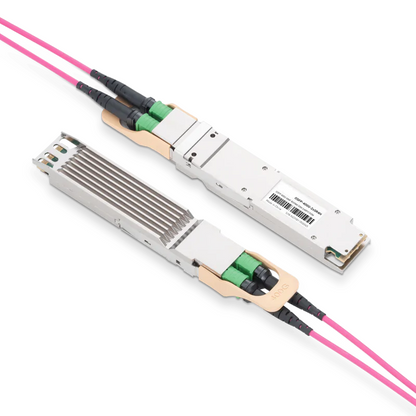 NVIDIA/Mellanox Compatible 400G OSFP 2Ãƒâ€”SR4 850nm 50m Dual MTP/MPO-12 APC MMF InfiniBand HDR Finned Top Optical Transceiver Module SFPS