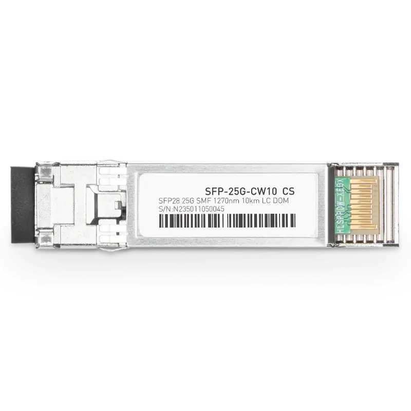 Arista SFP-25G-CW-1270-10 Compatible 25GBASE-CW10 SFP28 1270nm 10km Duplex LC Transceiver Module for SMF SFPS