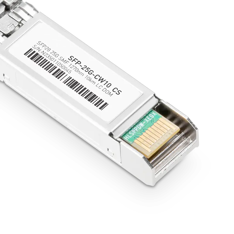 Cisco CWDM-SFP25G-1350-10 Compatible 25GBASE-CW10 SFP28 1350nm 10km Duplex LC Transceiver Module for SMF SFPS