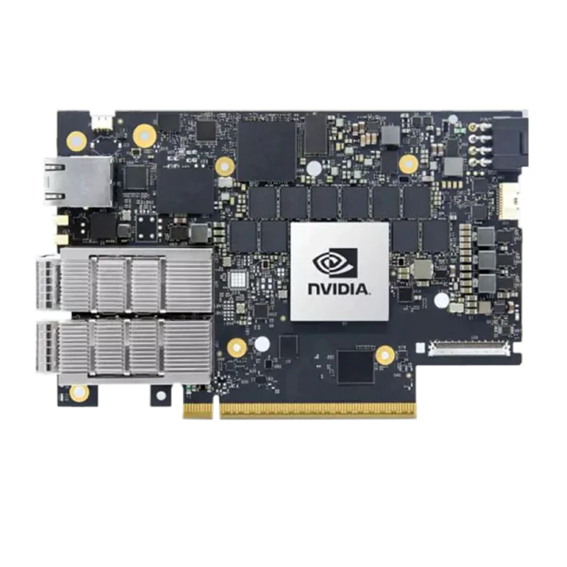 NVIDIA B3220 BlueField-3 DPU, P-Series FHHL, 200GbE (Default Mode)/NDR200 lB, Single-Slot Dual-port QSFP112, PCle Gen5.0 x16 with x16 PCle Extension Option, 16 Arm Cores, 32GB Onboard DDR, Integrated BMC, Crypto Enabled, Tall Bracket SFPS