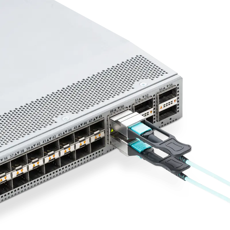 HW QSFP-40G-eSR4 Compatible 40GBASE-CSR4 QSFP+ 850nm 300m MPO/MTP-12 Transceiver Module for MMF SFPS