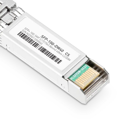 Cisco DWDM-SFP10G-C Compatible 10GBASE-DW80C SFP+ 1560.61nm 80km Duplex LC Transceiver Module for SMF SFPS