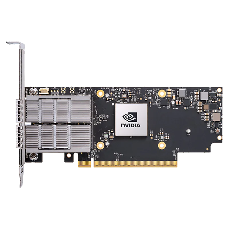 NVIDIA/Mellanox MCX755106AS-HEAT ConnectX-7 InfiniBand & Ethernet Adapter Card 200GbE/NDR200, Dual-Port QSFP112,PCIe 4.0/5.0 x 16,Tall Bracket SFPS
