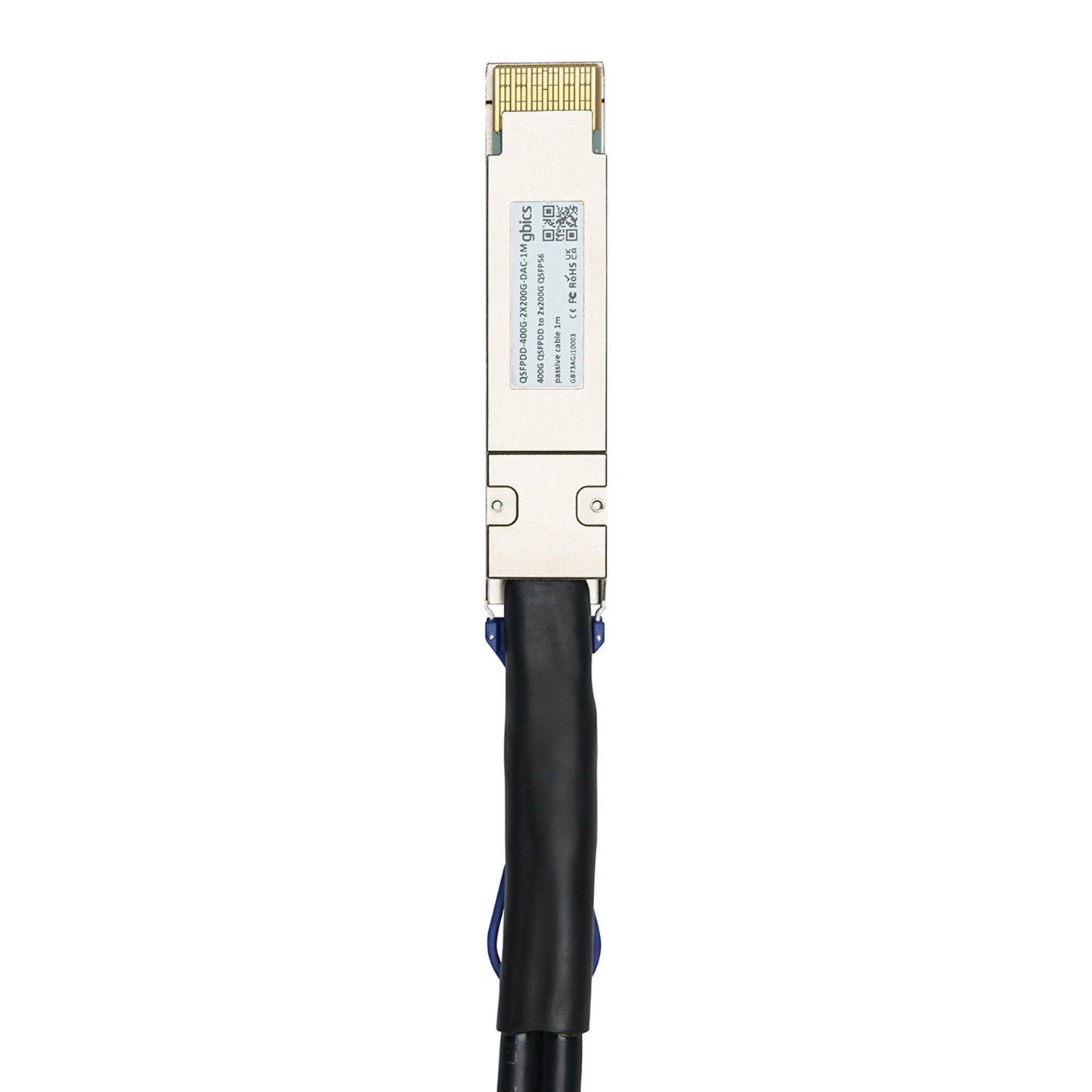 MCP7H60-W002R26 NVIDIA Compatible 2M 400G QSFP-DD to 2 x 200G QSFP56 Passive Direct Attach Breakout Cable