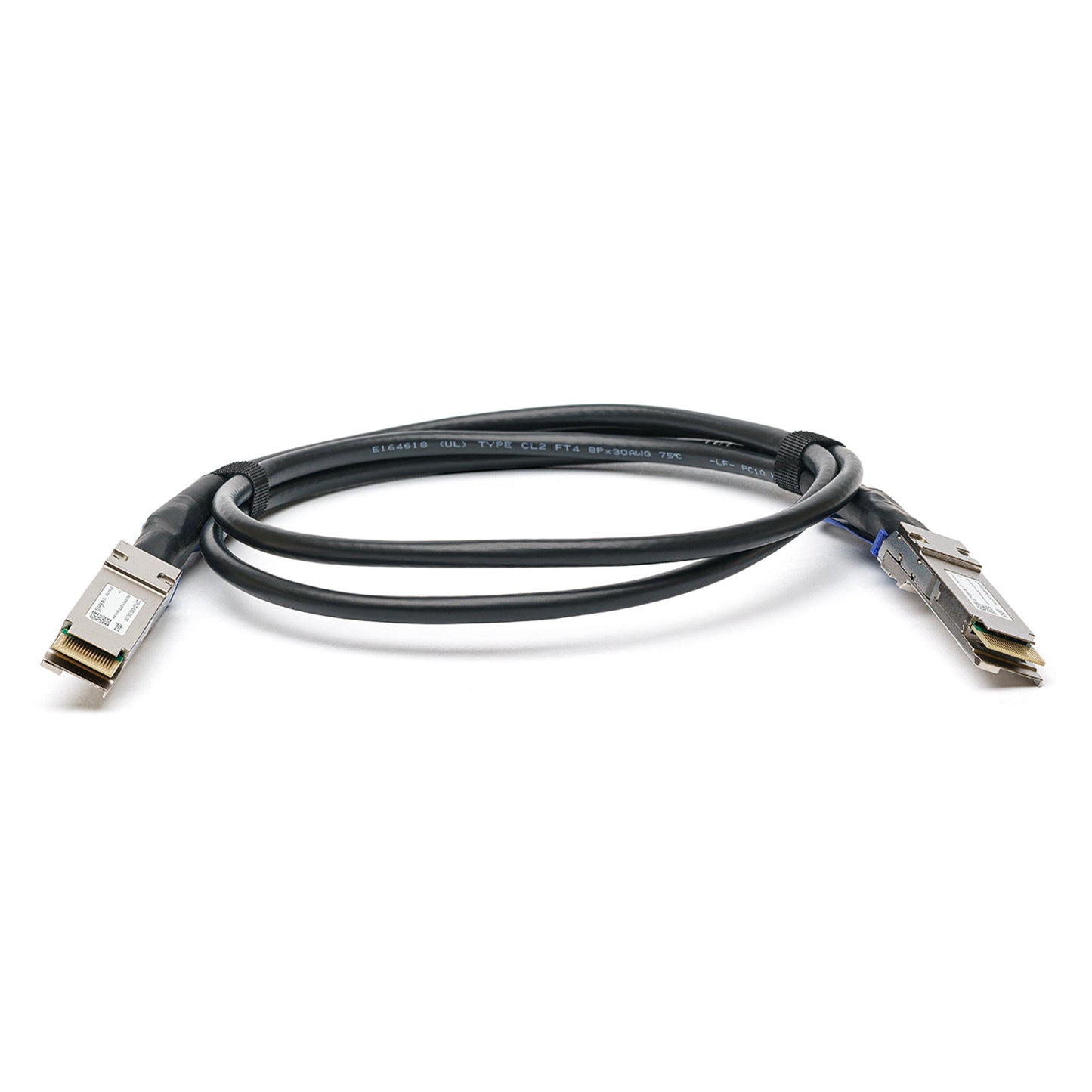 MCP1660-W00AE30 NVIDIA Compatible 0.5M 400G QSFP-DD Passive Direct Attach Copper Twinax Cable